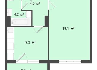 Продается 1-комнатная квартира, 37.1 м2, Омск, 4-й Амурский проезд, 9