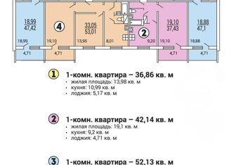 Продаю 2-комнатную квартиру, 57.7 м2, Пензенская область, 3-й проезд Можайского, 22