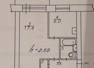 Продается однокомнатная квартира, 31.4 м2, Красноярск, улица 60 лет Октября, 16, Свердловский район