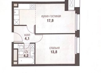 Продам 2-ком. квартиру, 40 м2, деревня Румянцево, Киевское шоссе, 22-й километр, 6Вк2, ЖК Хоумсити