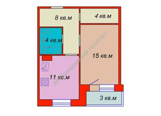 Продам 1-комнатную квартиру, 42.9 м2, Шлиссельбург, улица Чекалова, 47