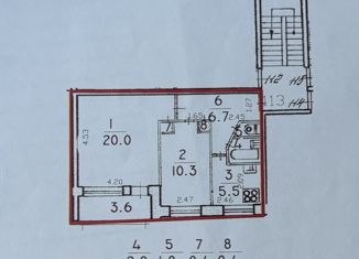 Продажа 2-комнатной квартиры, 47 м2, Санкт-Петербург, улица Добровольцев, 26, Красносельский район