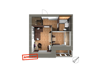 Продается однокомнатная квартира, 34.1 м2, Орёл, Автовокзальная улица, поз1, Заводской район