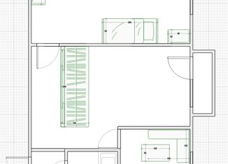 Продам 2-комнатную квартиру, 42 м2, посёлок городского типа Звёздный, улица Бабичева, 3