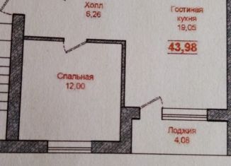 Продается квартира студия, 44 м2, деревня Старые Киешки, Окраинная улица, 2