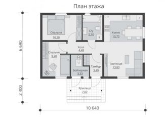 Продается дом, 71 м2, посёлок Зима Южная, Солнечная улица, 15