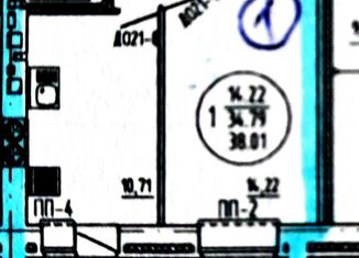 Продажа 1-комнатной квартиры, 38.4 м2, Йошкар-Ола, улица Йывана Кырли, 31А, микрорайон Дружный