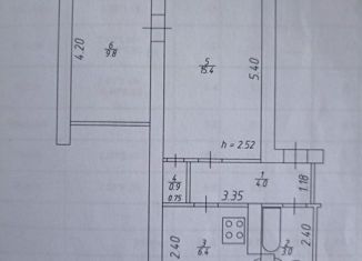 Продам 2-ком. квартиру, 39.5 м2, Вязьма, Молодёжная улица, 13