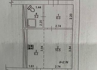 Квартира на продажу студия, 28.4 м2, Якутск, улица Билибина, 17/2, Сайсарский округ