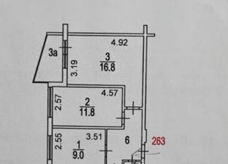 Продаю 3-комнатную квартиру, 56.7 м2, Москва, Голубинская улица, 17/9, Голубинская улица