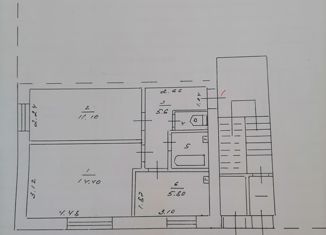 Продам 2-ком. квартиру, 40.5 м2, Бобров, территория Микрорайон, 12