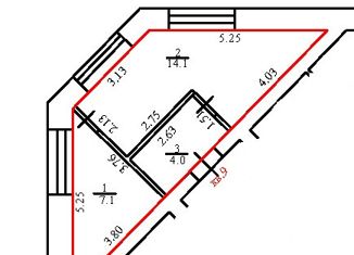 Продажа однокомнатной квартиры, 25.2 м2, Заречный, улица Курчатова, 16/1