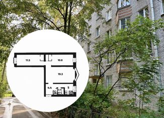 Трехкомнатная квартира на продажу, 56 м2, Пушкин, бульвар Алексея Толстого, 11