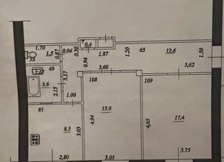 Продажа двухкомнатной квартиры, 59 м2, Самара, 1-й Безымянный переулок, 1, метро Победа