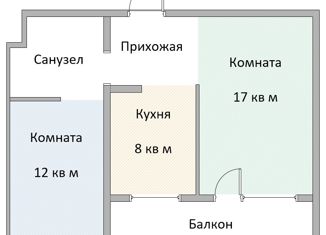 Продам двухкомнатную квартиру, 48 м2, Рыбинск, улица Моторостроителей, 16