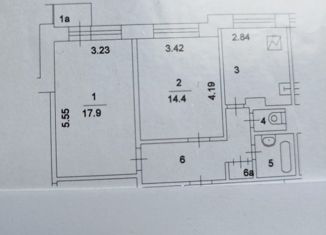 Двухкомнатная квартира на продажу, 53.7 м2, Москва, проезд Одоевского, 7к6, метро Ясенево