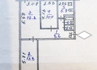 Продажа 3-комнатной квартиры, 60 м2, поселок Рощино, посёлок Рощино, 6