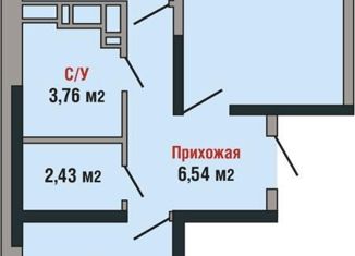 Продажа 2-ком. квартиры, 57.2 м2, Краснодар, Душистая улица, 60к2, ЖК Семейный Парк