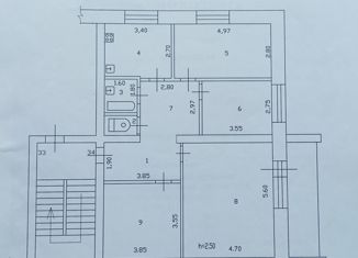 4-ком. квартира на продажу, 92.6 м2, Алтайский край, улица Федоренко, 12