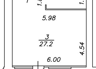 Продается 1-ком. квартира, 41.9 м2, Вологда, Пригородная улица, 16Б, 5-й микрорайон