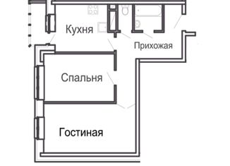 Двухкомнатная квартира на продажу, 55.67 м2, Балашиха, Молодёжная улица, 9