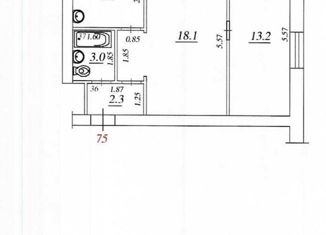 Продаю 2-комнатную квартиру, 42.6 м2, Самара, Теннисная улица, 14, Промышленный район