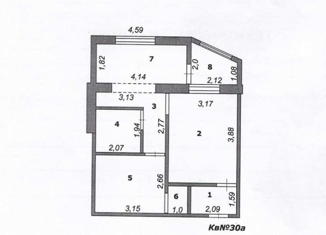 Продаю 2-ком. квартиру, 42 м2, Строитель, улица 5 Августа, 18А