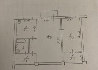 Продажа 2-комнатной квартиры, 43.8 м2, Омск, улица Энтузиастов, 63А