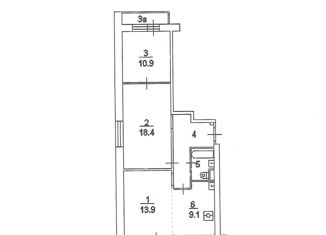 Продам трехкомнатную квартиру, 68 м2, Москва, Студёный проезд, 15, Студёный проезд