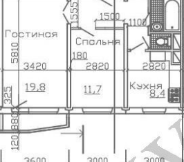 Продается двухкомнатная квартира, 50.9 м2, Москва, Венёвская улица, 9, Венёвская улица