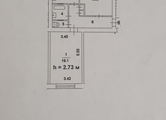 Продажа двухкомнатной квартиры, 54.5 м2, Москва, 3-я Прядильная улица, 7, район Измайлово