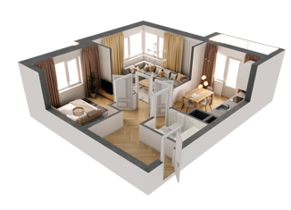 Продажа 2-комнатной квартиры, 51.72 м2, Казань, жилой комплекс Мечта, 4, ЖК Мечта