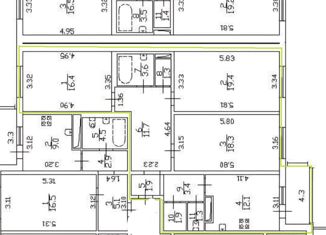 Продается 3-комнатная квартира, 91.3 м2, Санкт-Петербург, Ленинский проспект, 55к1, метро Автово