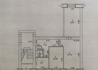 Продается трехкомнатная квартира, 60.2 м2, Барабинск, улица Кирова, 28А