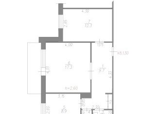 Двухкомнатная квартира на продажу, 52.4 м2, Полысаево, улица Космонавтов, 92