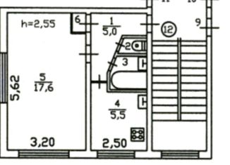 Продаю однокомнатную квартиру, 30.7 м2, село Русско-Высоцкое, село Русско-Высоцкое, 10