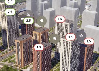 Продажа квартиры студии, 23.7 м2, Москва, жилой комплекс Мичуринский Парк, 2.6, метро Озёрная