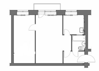 Продаю 2-комнатную квартиру, 45.5 м2, Орёл, Приборостроительная улица, 52, Советский район