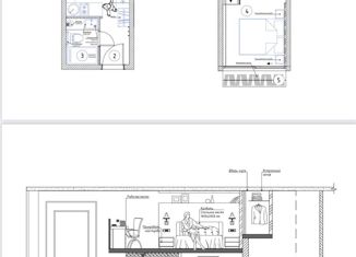 Квартира на продажу студия, 35 м2, Москва, 3-й проезд Марьиной Рощи, 40с1, район Марьина Роща