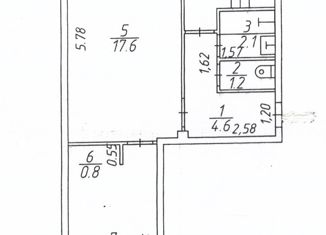 2-ком. квартира на продажу, 44.6 м2, Петрозаводск, Кондопожская улица, 3, Октябрьский район