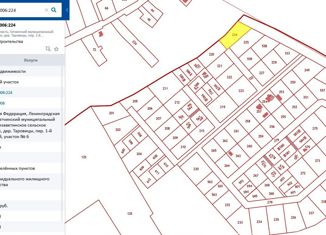 Продам участок, 15.83 сот., деревня Таровицы, 1-й Берёзовый переулок, 6