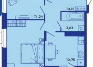 Продажа двухкомнатной квартиры, 60.8 м2, Брянск, Советская улица, 122, Советский район