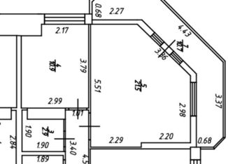 Продаю 2-ком. квартиру, 67 м2, Астрахань, улица Трофимова, 6