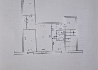 Продаю трехкомнатную квартиру, 58 м2, Бурятия, улица Революции 1905 года, 14