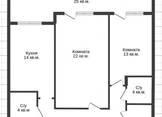 Продается 2-комнатная квартира, 86.7 м2, Самара, Арцыбушевская улица, 204, метро Алабинская