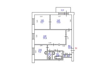 Продается 3-комнатная квартира, 67 м2, Самара, Физкультурная улица, 76, метро Победа