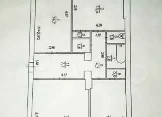 3-ком. квартира на продажу, 89 м2, Кемеровская область, Комсомольская улица, 1