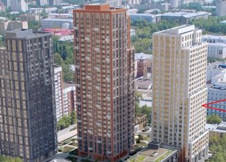 1-комнатная квартира на продажу, 42 м2, Екатеринбург, улица Гагарина, 9