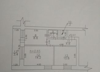 Продается двухкомнатная квартира, 42.1 м2, село Калинино, улица Механизаторов, 15