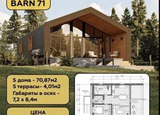 Продается дом, 74.89 м2, деревня Песчанка